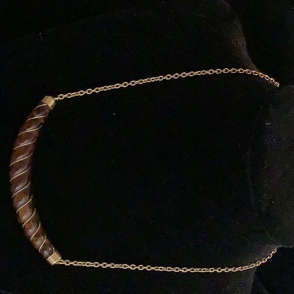 vintage  tortoise matching necklace and bracelet - Picture 4 of 8